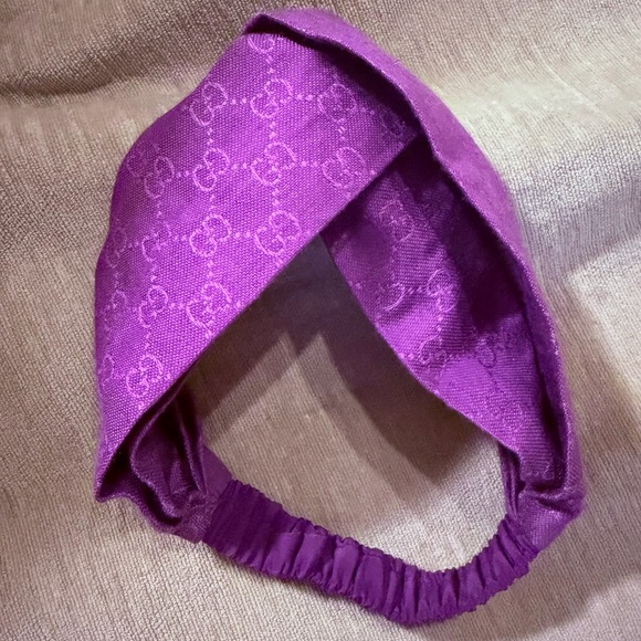 Gucci fabric Lavender Logo Headband - Picture 2 of 4
